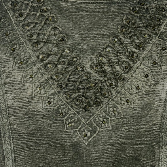 NWOT Beautifully embroidered green jacket with sequins - Picture 5 of 13